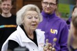 Utrecht 15 maart 2024
 Prinses Beatrix doet vrijwilligerswerk in een stadsboerderij tijdens de twintigste editie van NLdoet, de grootste vrijwilligersactie van Nederland