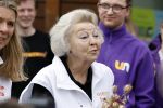 Utrecht 15 maart 2024
 Prinses Beatrix doet vrijwilligerswerk in een stadsboerderij tijdens de twintigste editie van NLdoet, de grootste vrijwilligersactie van Nederland