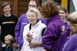 Utrecht 15 maart 2024
 Prinses Beatrix doet vrijwilligerswerk in een stadsboerderij tijdens de twintigste editie van NLdoet, de grootste vrijwilligersactie van Nederland