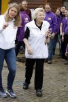 Utrecht 15 maart 2024
 Prinses Beatrix doet vrijwilligerswerk in een stadsboerderij tijdens de twintigste editie van NLdoet, de grootste vrijwilligersactie van Nederland