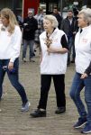 Utrecht 15 maart 2024
 Prinses Beatrix doet vrijwilligerswerk in een stadsboerderij tijdens de twintigste editie van NLdoet, de grootste vrijwilligersactie van Nederland