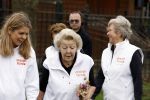 Utrecht 15 maart 2024
 Prinses Beatrix doet vrijwilligerswerk in een stadsboerderij tijdens de twintigste editie van NLdoet, de grootste vrijwilligersactie van Nederland