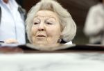 Utrecht 15 maart 2024
 Prinses Beatrix doet vrijwilligerswerk in een stadsboerderij tijdens de twintigste editie van NLdoet, de grootste vrijwilligersactie van Nederland