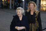 Den Haag 13 maart 2024
Uitreiking Prins Friso prijs op universiteit van Den Haag . Aanwezig burgemeester Jan v Zanen Prinses Beatrix Prinses Mabel en haar moeder.