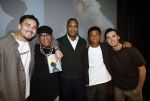 Amsterdam 27 maart 2024
Boekpresentatie Nino Wilkes in boom boom Chicago. Quincy Kluivert Opa Kluivert patrick Kluivert Shane Kluivert en Nino Wilkes