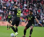 Eindhoven, 3 maart 2024 PSV-Feyenoord, eindstand 2-2 
Kompetitie Seizoen 2023-2024
Quintin Timber en Santiago Gimenez