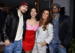 Amsterdam 22 maart 2024
Opening restaurant Poppy's van Moise Trustfull  Britt Scholte en Carola Kirschbaum . Quinty Trustfull Orlando Trustfull Moise Trustfull en Kayne Trustfull