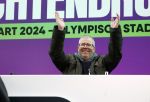 Amsterdam 16 maart 2024
Radio 538 run tbv het Prinses Maxima Centrum in het Olympisch stadion. Oa aanwezig 
Rick Romijn