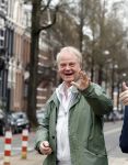 Amsterdam 26 maart 2024
Rob v Hulst met een kennis in Amsterdam zuid.