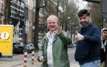 Amsterdam 26 maart 2024
Rob v Hulst met een kennis in Amsterdam zuid.
