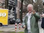 Amsterdam 26 maart 2024
Rob v Hulst met een kennis in Amsterdam zuid.