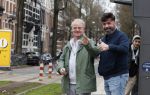 Amsterdam 26 maart 2024
Rob v Hulst met een kennis in Amsterdam zuid.