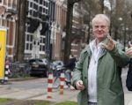 Amsterdam 26 maart 2024
Rob v Hulst met een kennis in Amsterdam zuid.