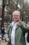 Amsterdam 26 maart 2024
Rob v Hulst met een kennis in Amsterdam zuid.
