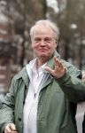 Amsterdam 26 maart 2024
Rob v Hulst met een kennis in Amsterdam zuid.