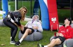 Amsterdam 16 maart 2024
Radio 538 run tbv het Prinses Maxima Centrum in het Olympisch stadion. Oa aanwezig 
Robert Doornbos en Chantal Bles