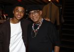 Amsterdam 27 maart 2024
Boekpresentatie Nino Wilkes in boom boom Chicago. Shane Kluivert met Opa Kluivert