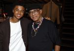 Amsterdam 27 maart 2024
Boekpresentatie Nino Wilkes in boom boom Chicago. Shane Kluivert met Opa Kluivert