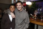 Amsterdam 27 maart 2024
Boekpresentatie Nino Wilkes in boom boom Chicago. Shane Kluivert  en Quincy Kluivert