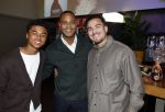 Amsterdam 27 maart 2024
Boekpresentatie Nino Wilkes in boom boom Chicago. Shane Kluivert met Patrick Kluivert en Quincy Kluivert