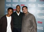 Amsterdam 27 maart 2024
Boekpresentatie Nino Wilkes in boom boom Chicago. Shane Kluivert met Patrick Kluivert en Quincy Kluivert