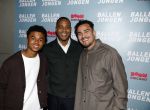 Amsterdam 27 maart 2024
Boekpresentatie Nino Wilkes in boom boom Chicago. Shane Kluivert met Patrick Kluivert en Quincy Kluivert