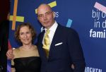 Amsterdam 15 maart 2024
Boekenbal in de stadschouwburg. Tommy Wieringa  met partner