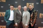 Amsterdam 29 maart 2026
Premiere we will rock you in het deLaMar theater . Albert Verlinde  Bram Verhaak Jaco Kaasschieten en Huub v d Heuvel kwamen met hun partners