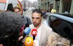Amsterdam 24 maart 2026
Aankomst Ali B bij paleis v Justitie waar het hoger beroep in zijn zaak speelt.