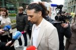 Amsterdam 24 maart 2026
Aankomst Ali B bij paleis v Justitie waar het hoger beroep in zijn zaak speelt.
