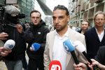 Amsterdam 24 maart 2026
Aankomst Ali B bij paleis v Justitie waar het hoger beroep in zijn zaak speelt.