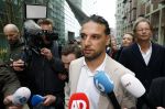 Amsterdam 24 maart 2026
Aankomst Ali B bij paleis v Justitie waar het hoger beroep in zijn zaak speelt.
