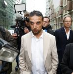 Amsterdam 24 maart 2026
Aankomst Ali B bij paleis v Justitie waar het hoger beroep in zijn zaak speelt.