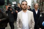 Amsterdam 24 maart 2026
Aankomst Ali B bij paleis v Justitie waar het hoger beroep in zijn zaak speelt.