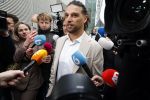 Amsterdam 24 maart 2026
Aankomst Ali B bij paleis v Justitie waar het hoger beroep in zijn zaak speelt.