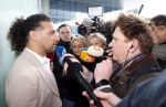 Amsterdam 24 maart 2026
Aankomst Ali B bij paleis v Justitie waar het hoger beroep in zijn zaak speelt.