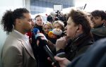 Amsterdam 24 maart 2026
Aankomst Ali B bij paleis v Justitie waar het hoger beroep in zijn zaak speelt.