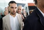 Amsterdam 24 maart 2026
Aankomst Ali B bij paleis v Justitie waar het hoger beroep in zijn zaak speelt.