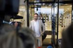 Amsterdam 24 maart 2026
Vertrek  Ali B bij paleis v Justitie waar het hoger beroep in zijn zaak speelt.