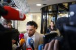 Amsterdam 24 maart 2026
Vertrek  Ali B bij paleis v Justitie waar het hoger beroep in zijn zaak speelt.