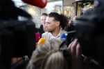 Amsterdam 24 maart 2026
Vertrek  Ali B bij paleis v Justitie waar het hoger beroep in zijn zaak speelt.