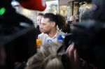 Amsterdam 24 maart 2026
Vertrek  Ali B bij paleis v Justitie waar het hoger beroep in zijn zaak speelt.