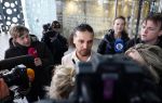 Amsterdam 24 maart 2026
Vertrek  Ali B bij paleis v Justitie waar het hoger beroep in zijn zaak speelt.
