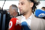 Amsterdam 24 maart 2026
Vertrek  Ali B bij paleis v Justitie waar het hoger beroep in zijn zaak speelt.