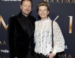 Amsterdam 11 maart 2026
Premiere 2e seizoen Maxima ( Videoland) in nieuwe kerk in Amsterdam . Anita Witzier met man Michel