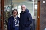 Amsterdam 8 maart 2026
Caroline Tensen  met haar man Ernst-Jan Smids in Amsterdam zuid.