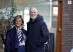 Amsterdam 8 maart 2026
Caroline Tensen  met haar man Ernst-Jan Smids in Amsterdam zuid.