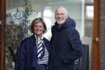 Amsterdam 8 maart 2026
Caroline Tensen  met haar man Ernst-Jan Smids in Amsterdam zuid.