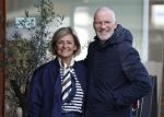 Amsterdam 8 maart 2026
Caroline Tensen  met haar man Ernst-Jan Smids in Amsterdam zuid.