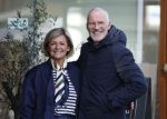 Amsterdam 8 maart 2026
Caroline Tensen  met haar man Ernst-Jan Smids in Amsterdam zuid.